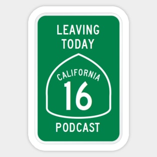 California Roads Sticker